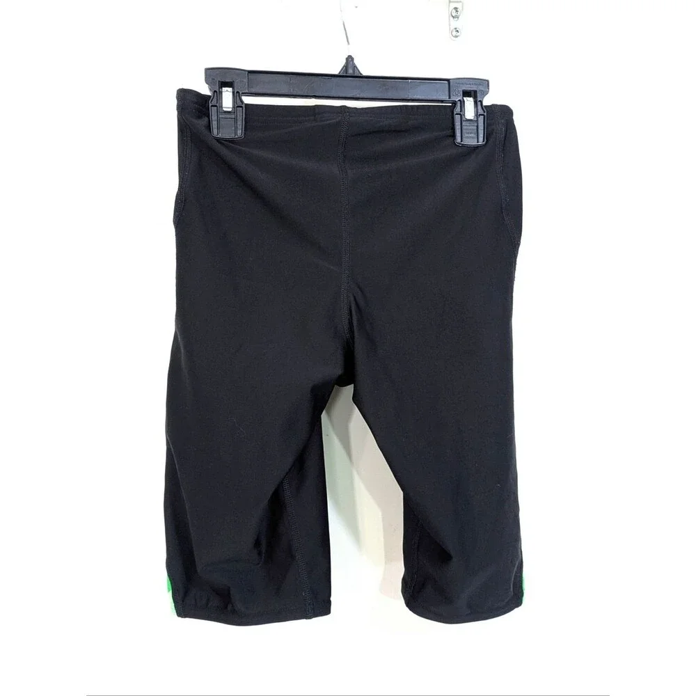 Speedo Pro LT Vortex Maze Jammer Swimsuit - Size 30 Mens - Black / Green